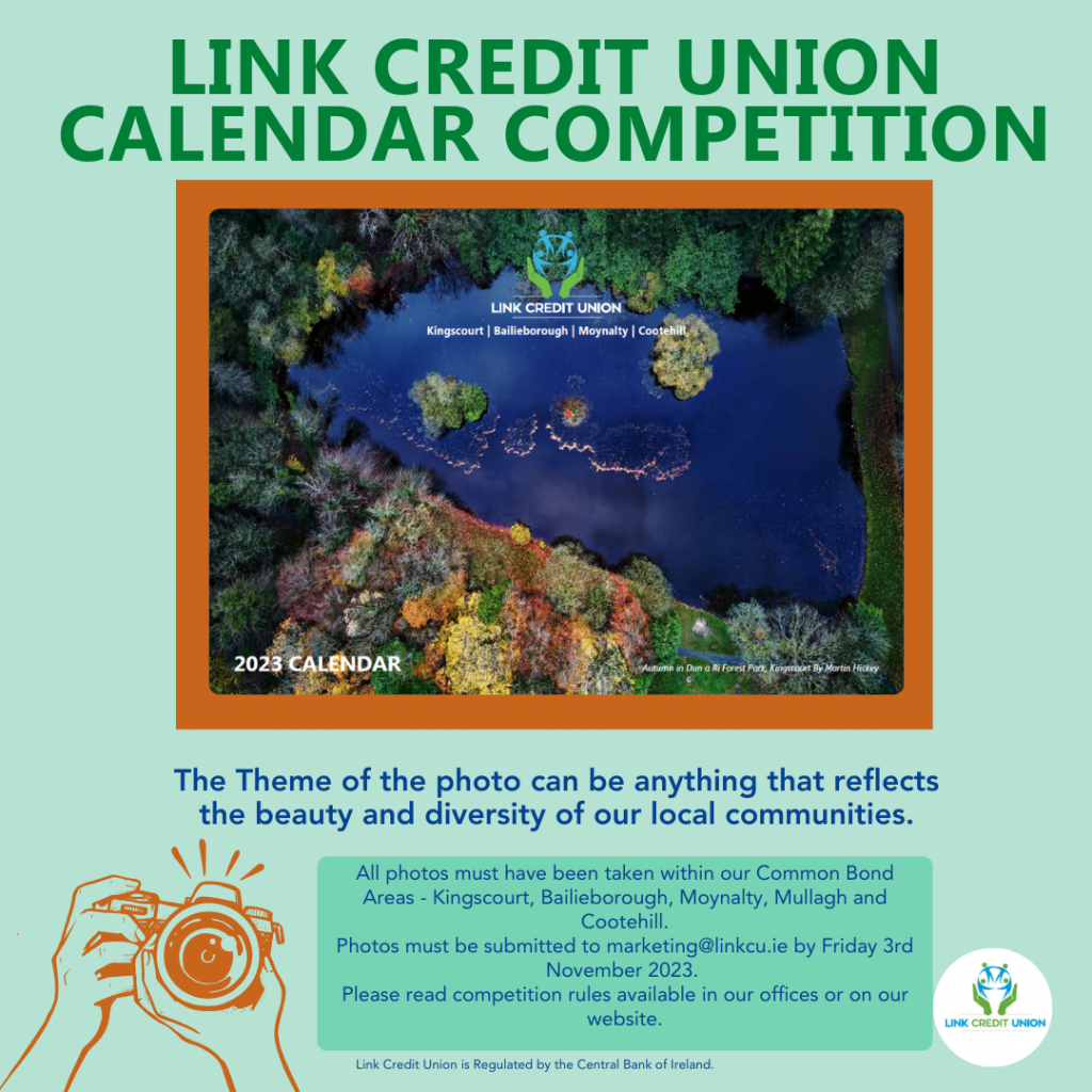 Annual Calendar Competition Link Credit Union Ltd