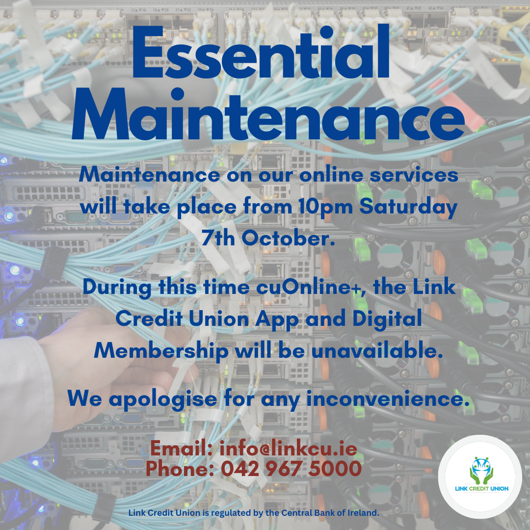 Maintenance on our online services – Saturday 7th October