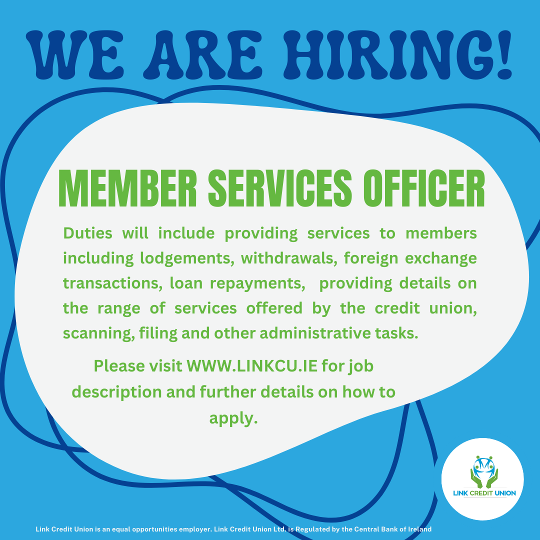 Job Vacancy – Member Services Officer