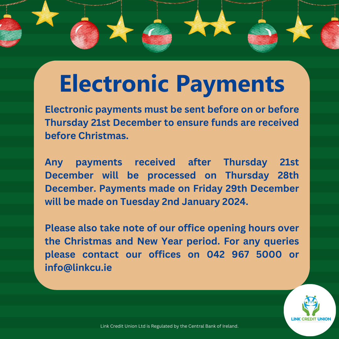Electronic Payments for Christmas