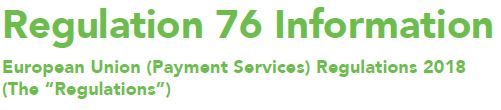 Regulation 76 Information