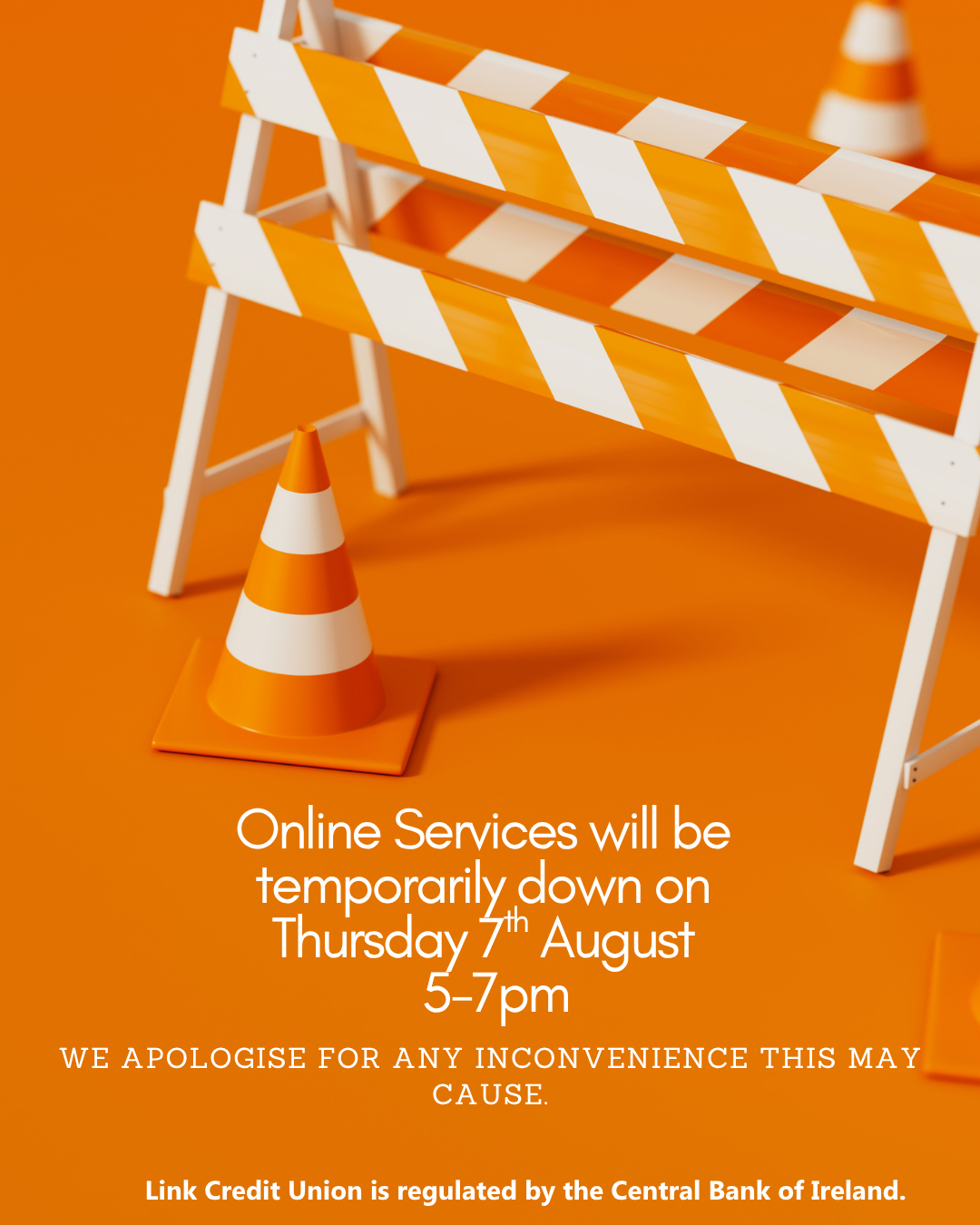 Maintenance to Online Services